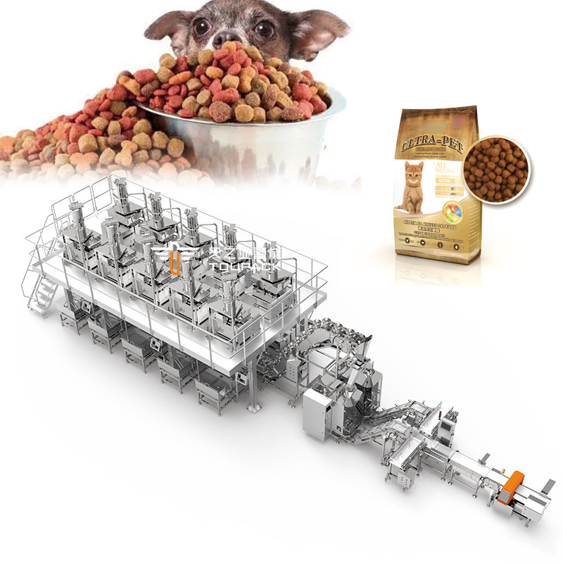 ماشین بسته بندی مواد غذایی سگ حیوانات خانگی ماهی ماشین بسته بندی مواد غذایی حیوانات خانگی مواد غذایی گلوله بسته بندی ماشین