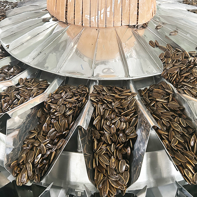 14 Hopper Multihead Weigher اتوماتیک Doypack بسته بندی ماشین نیتروژن چیپس ذرت بسته بندی ماشین