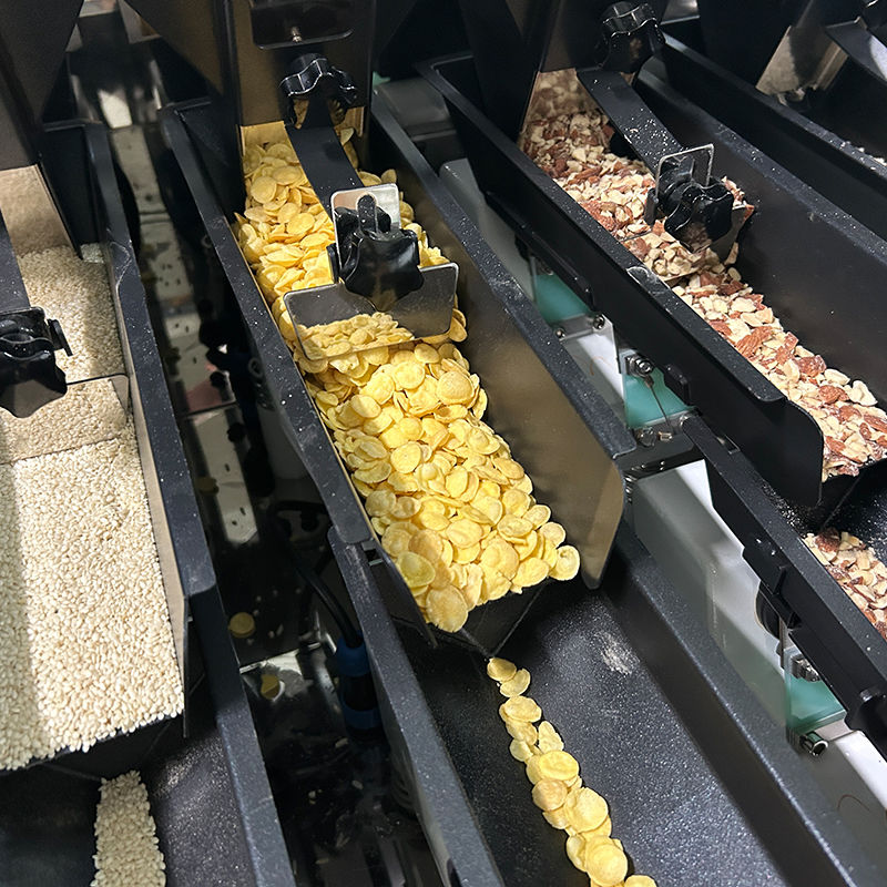 ماشین بسته بندی اتوماتیک 10g-1000G کیسه طوطی مواد غذایی آجیل قند ادویه چای برگ کیسه بسته بندی ماشین چند سر وزن