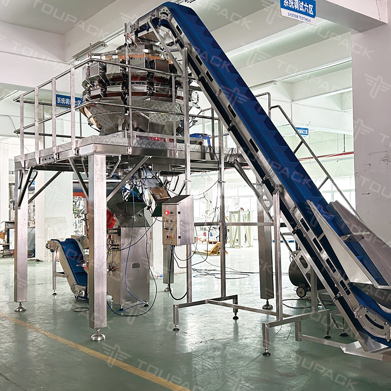 High Speed Full-automatic Stainless Steel 304/316 Mesh Bag Baler for Fruit and Vegetables with 25-40 BPM Packaging Speed