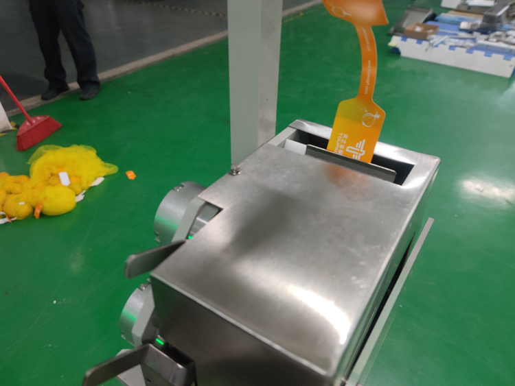 دستگاه بسته‌بندی خودکار کیسه توری با محدوده وزن 3 گرم تا 5000 گرم برای بسته‌بندی سبزیجات، میوه‌ها، زنجبیل، سیب‌زمینی، مرکبات