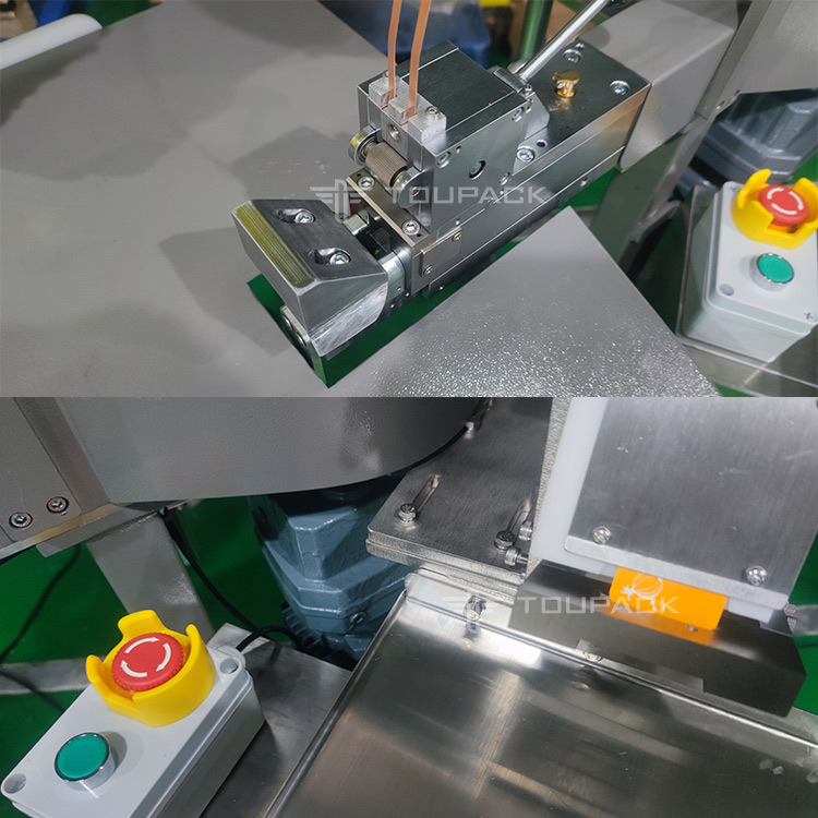 دستگاه بسته بندی کیسه های سوسیس میوه ها و سبزیجات شبکه ای دستگاه بسته بندی نیمه خودکار شبکه