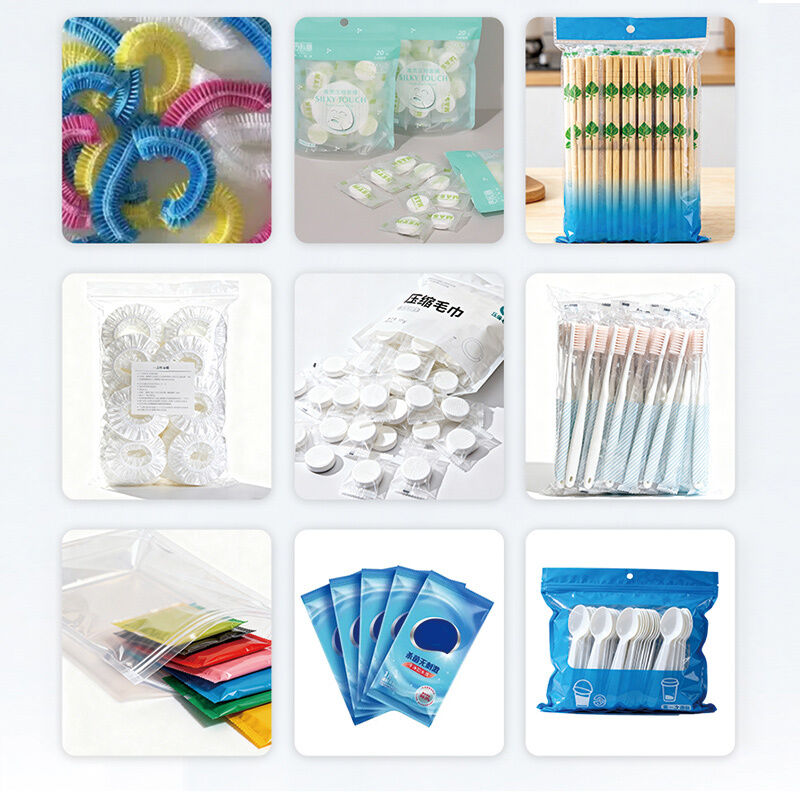 دستگاه بسته‌بندی خودکار چنگال پلاستیکی، دستگاه بسته‌بندی کلاه دوش، سیستم بسته‌بندی وزن‌کن چند سر