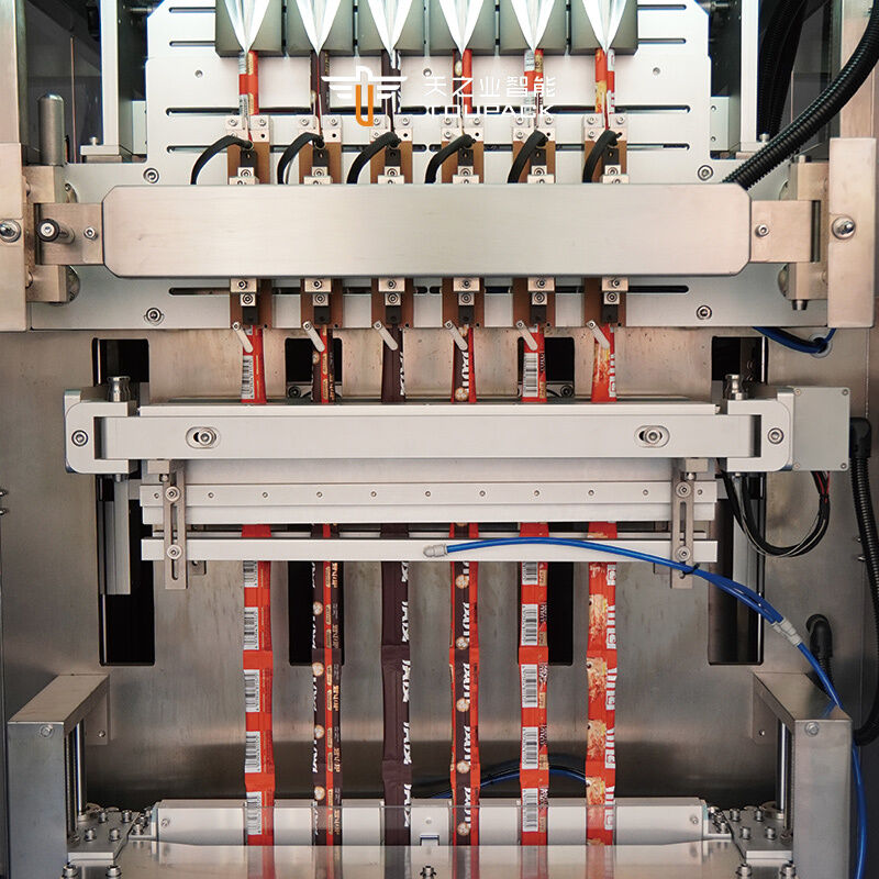 دستگاه بسته بندی مایع چند خطی شامپو ساکت موهای موی کتشاپ عسل دستگاه بسته بندی مایع