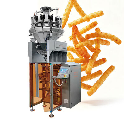 سیستم بسته بندی ترازو خودکار فشرده برای محصولات کوچک 5-200g 20-200 کیسه / دقیقه با طراحی ماژولار و کنترل دقیق بالا