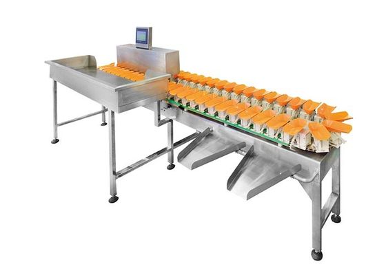 دستگاه مرتب سازی وزن تسمه نقاله Chicken Wing Fish Grader دستگاه مرتب سازی چند وزنه دایره ای با تسمه نقاله