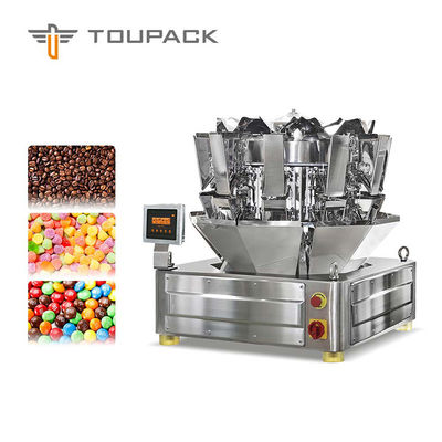SS304 10 Head 0.8L Weigher Machine Packing برای آب نبات