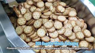 دستگاه بسته بندی عمودی اتوماتیک 200 گرم تا 1000 گرم برای گرانول ها و محصولات اسنک