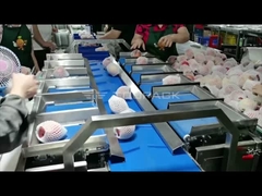 توزین سیب توزین ترکیبی 12 سر TOUPACK با خط کارتن و دستگاه بسته بندی بالش